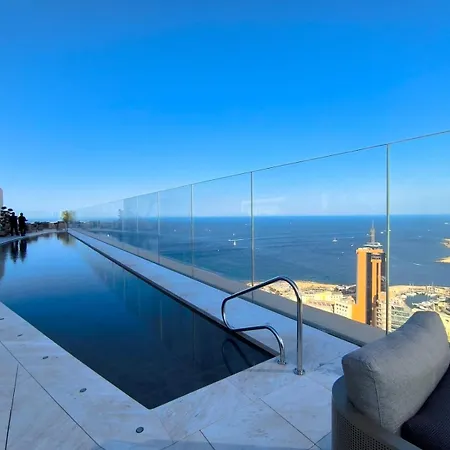 Appartement St Julian's Mercury Tower High Floor Studio In The Sky In Tallest Zaha Hadid Tower In Malta San Ġiljan