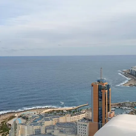 St Julian's Mercury Tower High Floor Studio In The Sky In Tallest Zaha Hadid Tower In Malta