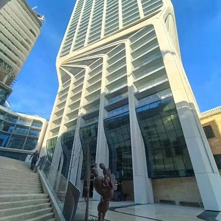 St Julian's Mercury Tower High Floor Studio In The Sky In Tallest Zaha Hadid Tower In Malta *
