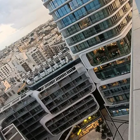 St Julian's Mercury Tower High Floor Studio In The Sky In Tallest Zaha Hadid Tower In Malta *