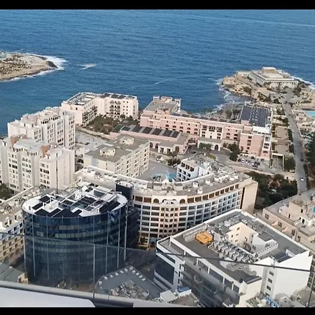St Julian's Mercury Tower High Floor Studio In The Sky In Tallest Zaha Hadid Tower In Malta *